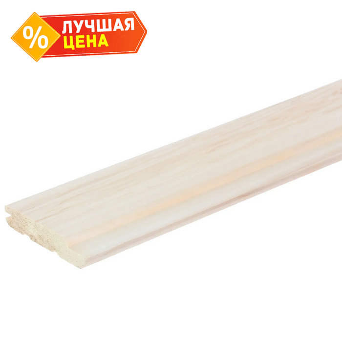 Вагонка Осина Софтлайн 16х90х1500 мм АВ