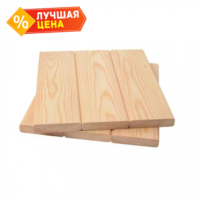 Планкен прямой 27х145х2000 мм АВ сосна, ель
